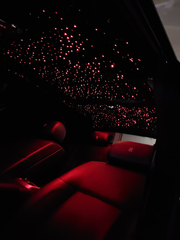 Starlight Headliner Twinkle Roof for Rolls Royce Ghost with Panoramic Roof Panel