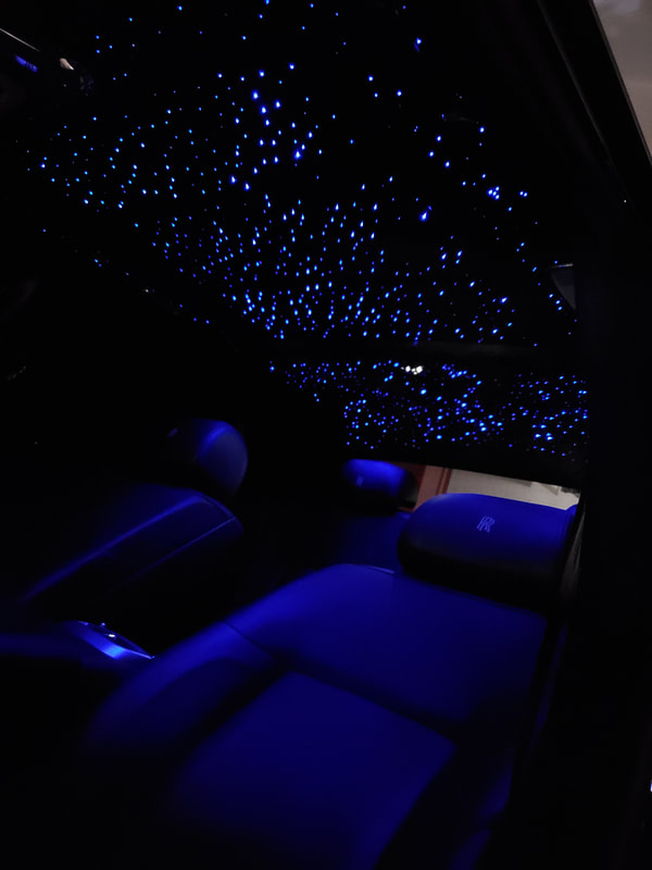 Rolls Royce Ghost with Starlight Headliner and Starlight HQ Sunroof Panels